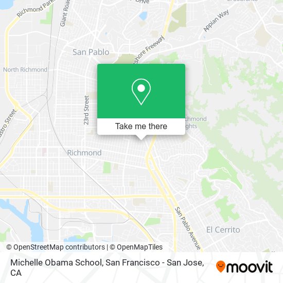 Mapa de Michelle Obama School