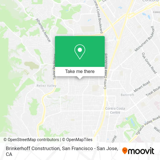 Brinkerhoff Construction map