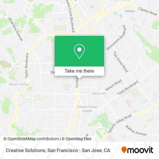Creative Solutions map