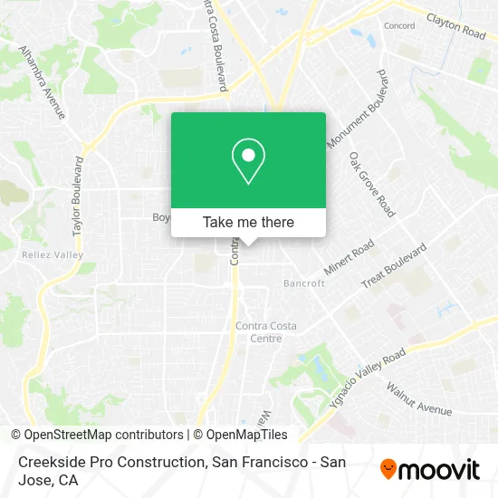 Creekside Pro Construction map