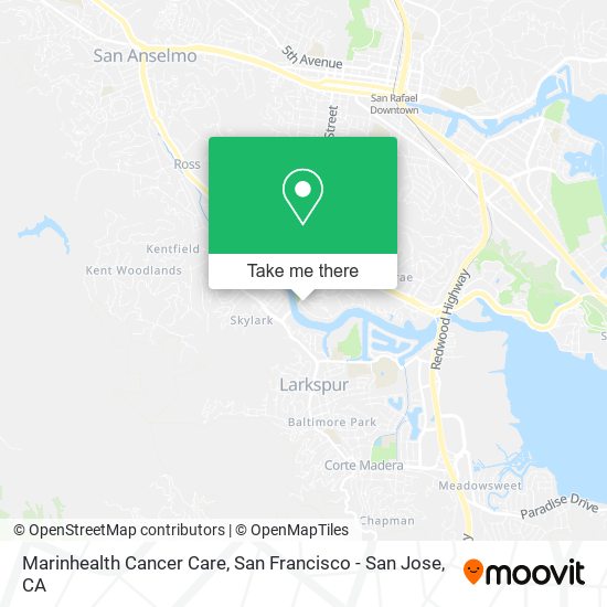 Marinhealth Cancer Care map