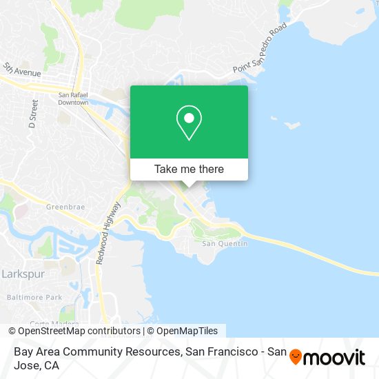 Bay Area Community Resources map