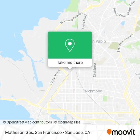 Matheson Gas map
