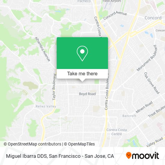 Miguel Ibarra DDS map