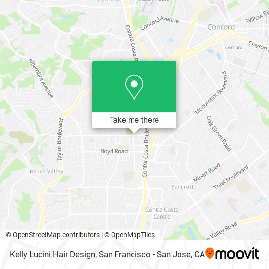 Kelly Lucini Hair Design map