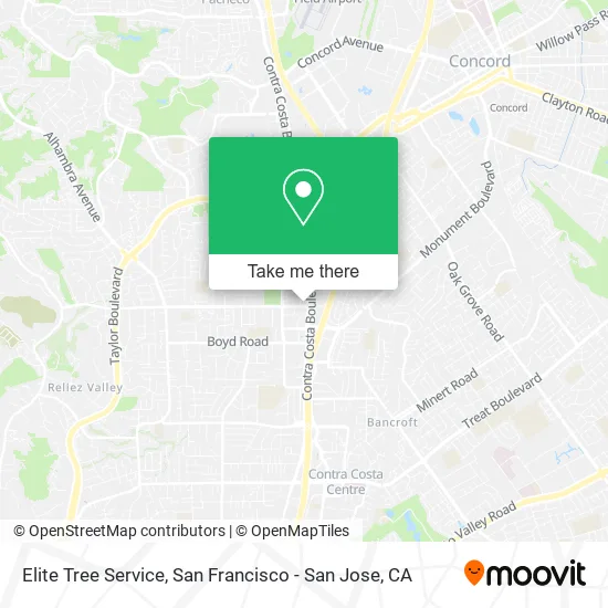Mapa de Elite Tree Service