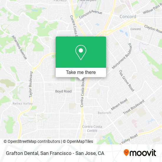 Grafton Dental map