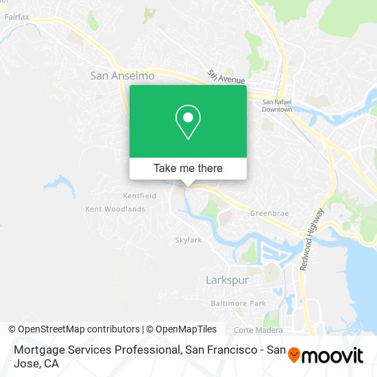 Mapa de Mortgage Services Professional