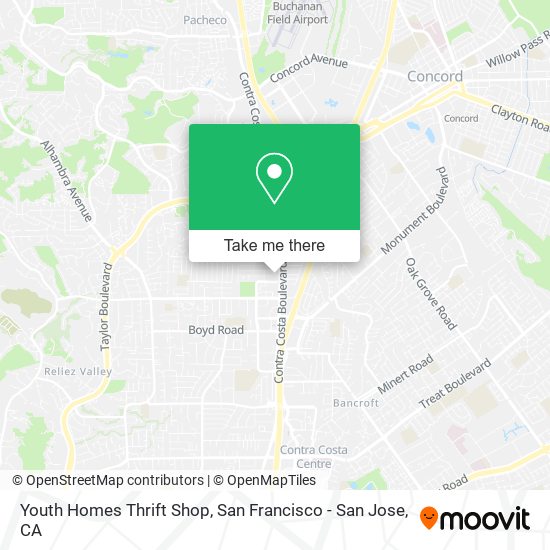 Youth Homes Thrift Shop map