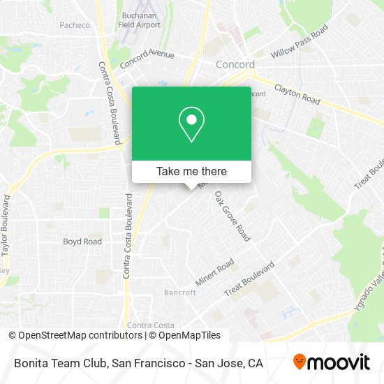 Bonita Team Club map