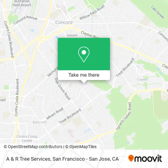 A & R Tree Services map