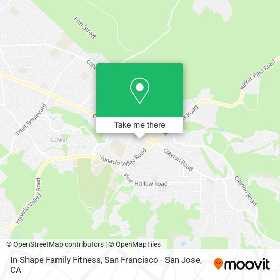 Mapa de In-Shape Family Fitness