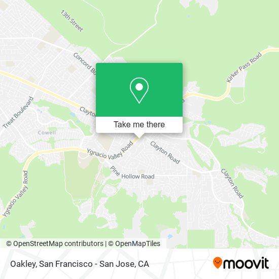 Oakley map