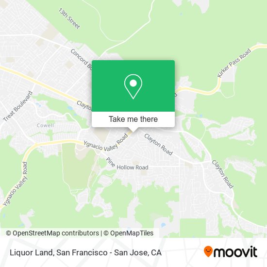 Liquor Land map