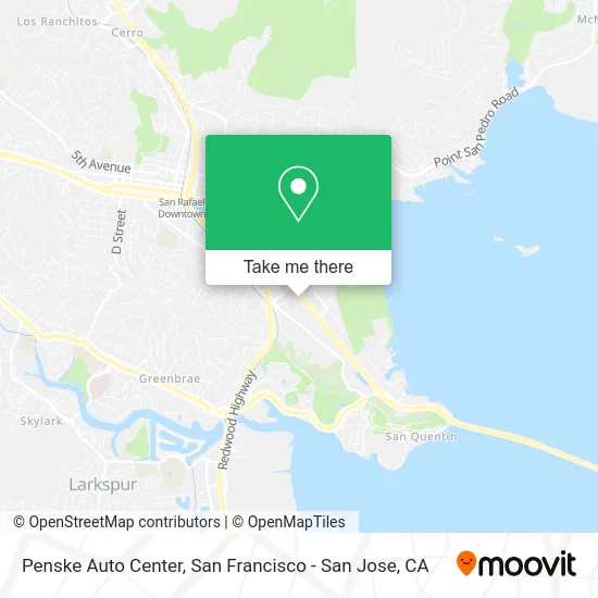 Penske Auto Center map