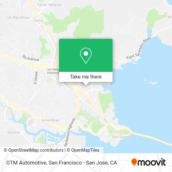 GTM Automotive map