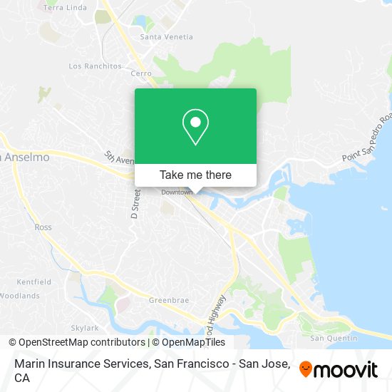 Marin Insurance Services map