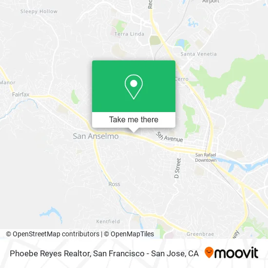 Mapa de Phoebe Reyes Realtor