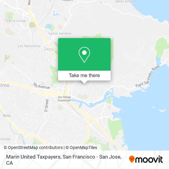 Mapa de Marin United Taxpayers