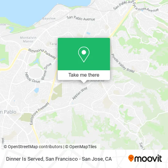 Dinner Is Served map