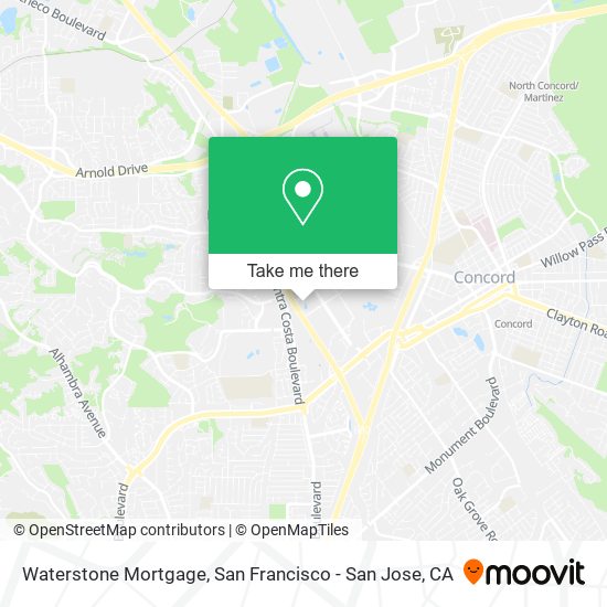 Mapa de Waterstone Mortgage