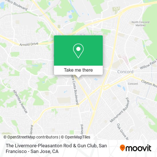 The Livermore-Pleasanton Rod & Gun Club map