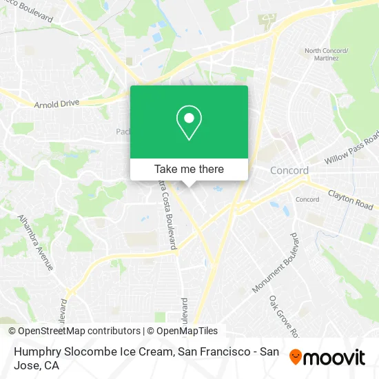 Mapa de Humphry Slocombe Ice Cream