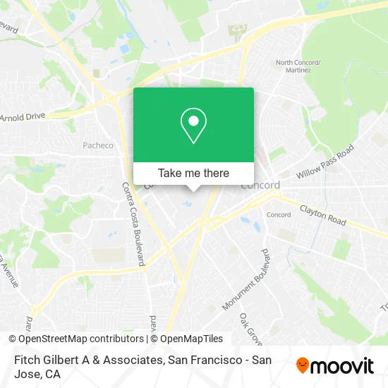 Mapa de Fitch Gilbert A & Associates