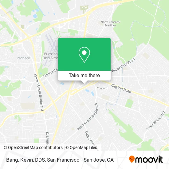 Mapa de Bang, Kevin, DDS