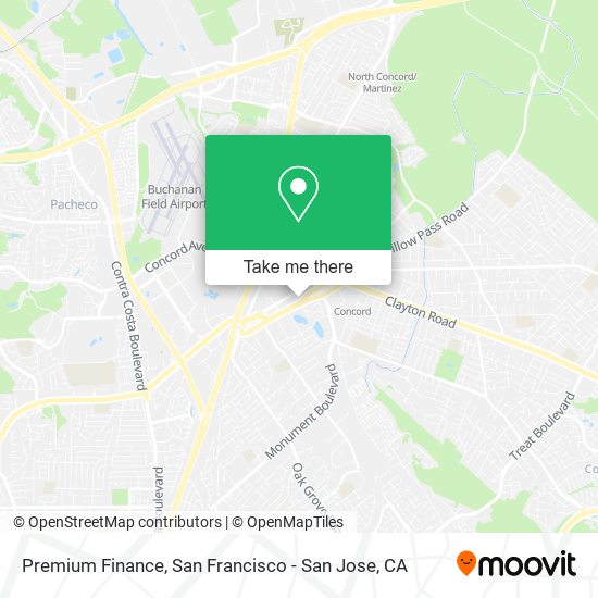 Premium Finance map