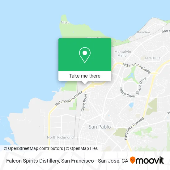 Mapa de Falcon Spirits Distillery