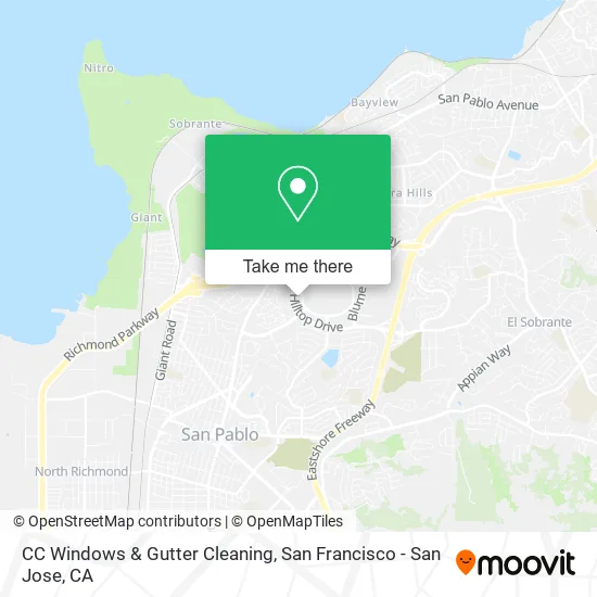 Mapa de CC Windows & Gutter Cleaning