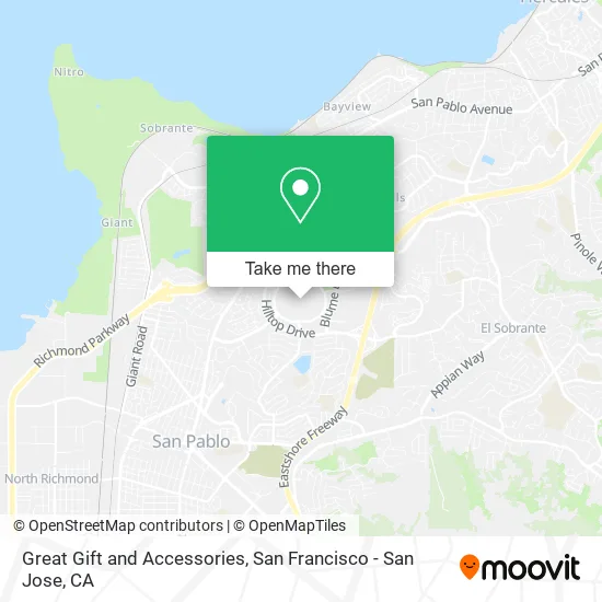 Mapa de Great Gift and Accessories