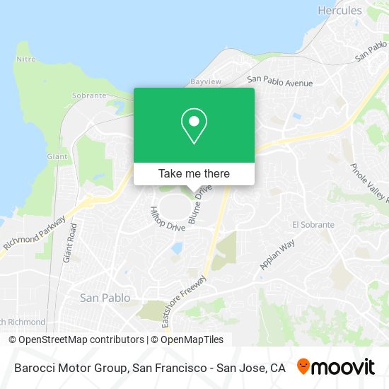 Barocci Motor Group map