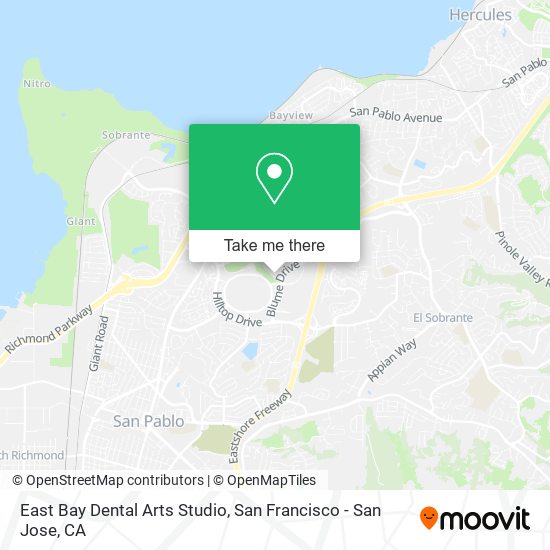 East Bay Dental Arts Studio map