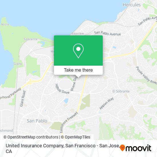 United Insurance Company map