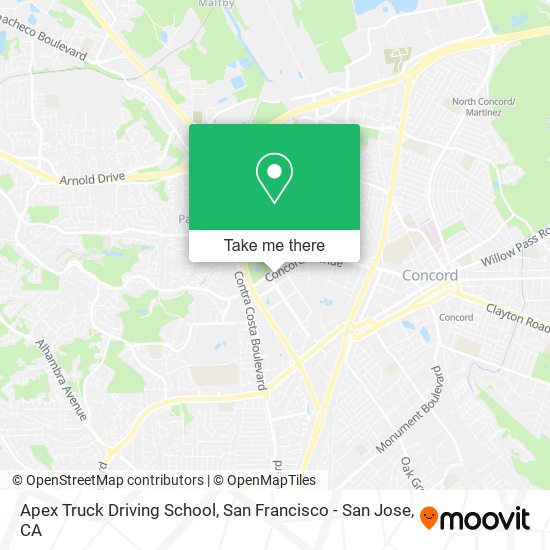 Apex Truck Driving School map