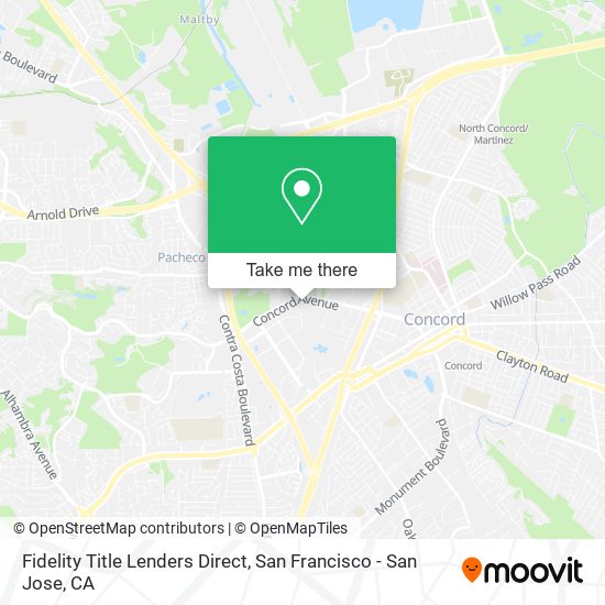 Mapa de Fidelity Title Lenders Direct