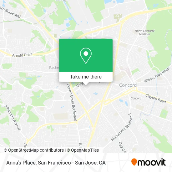 Mapa de Anna's Place