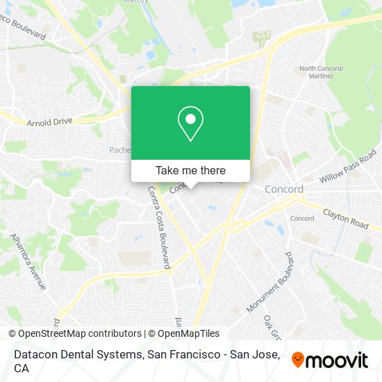 Mapa de Datacon Dental Systems