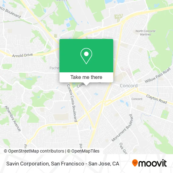 Mapa de Savin Corporation