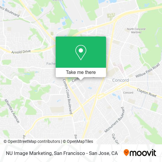 NU Image Marketing map