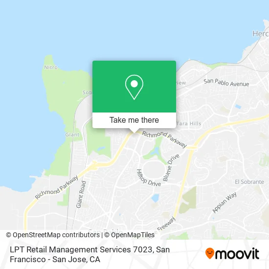 Mapa de LPT Retail Management Services 7023