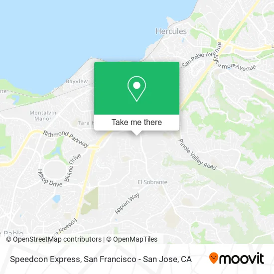 Mapa de Speedcon Express