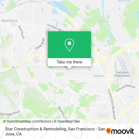 Mapa de Star Construction & Remodeling