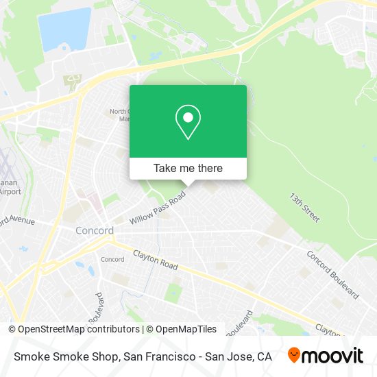 Mapa de Smoke Smoke Shop