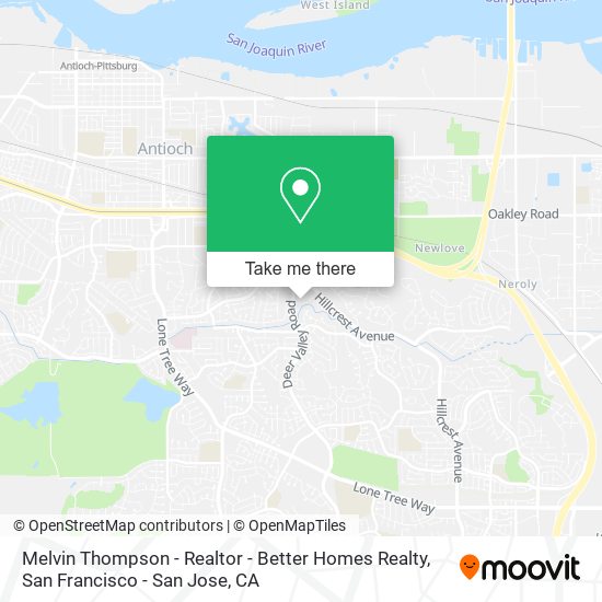Mapa de Melvin Thompson - Realtor - Better Homes Realty
