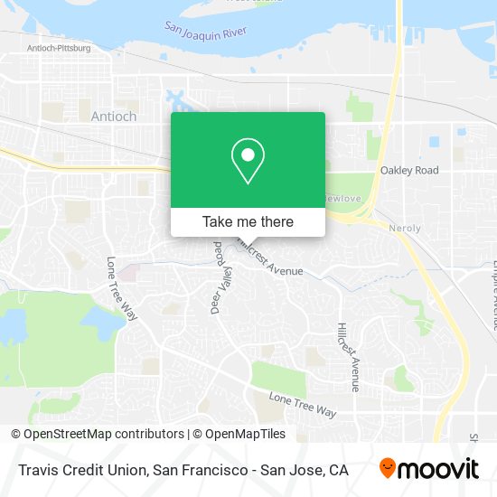 Travis Credit Union map