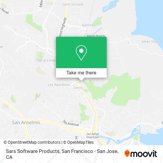 Mapa de Sars Software Products