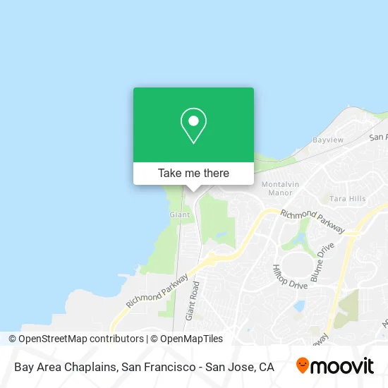 Bay Area Chaplains map